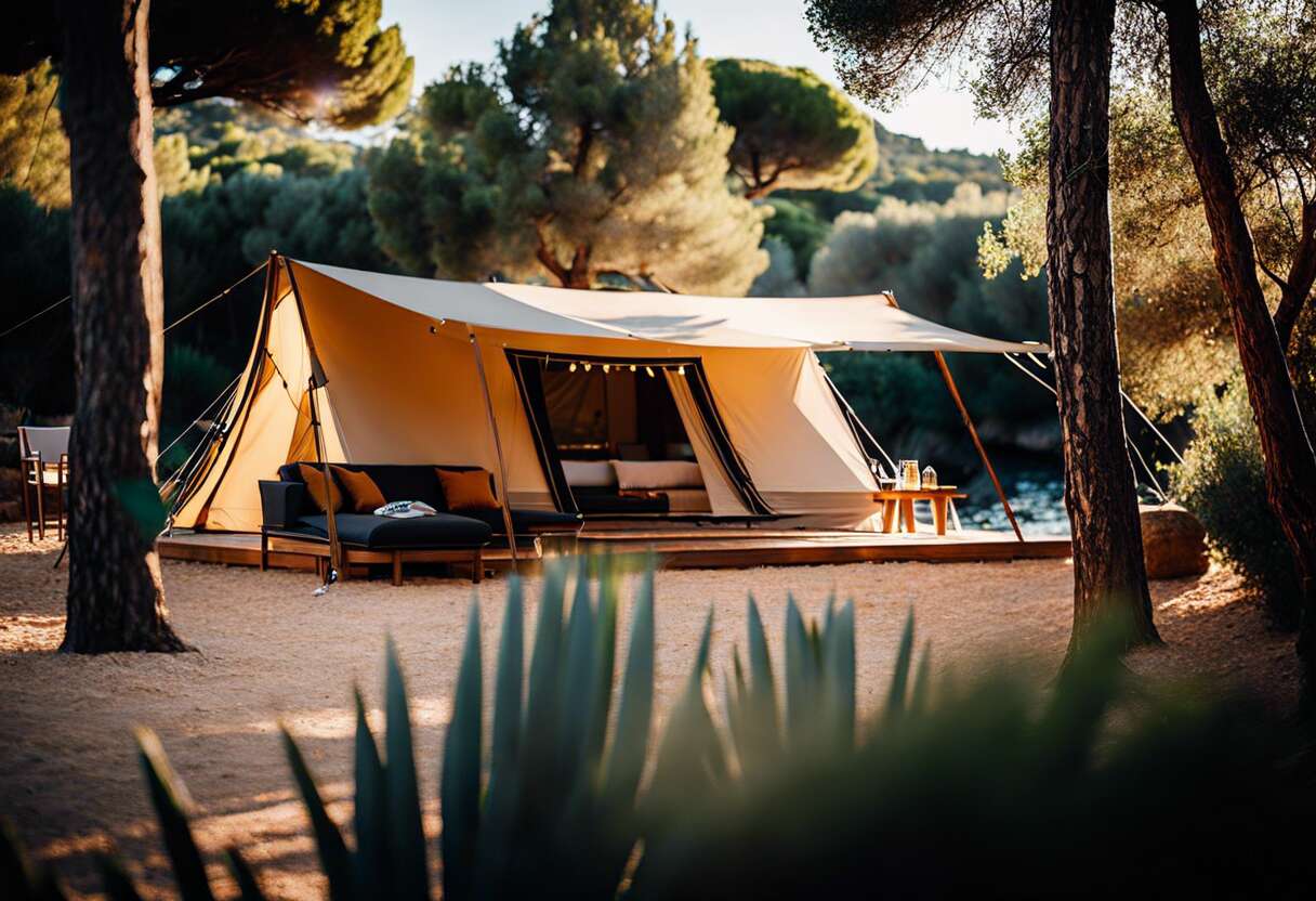 Du luxe au grand air : détails sur les commodités et avantages des campings haut de gamme