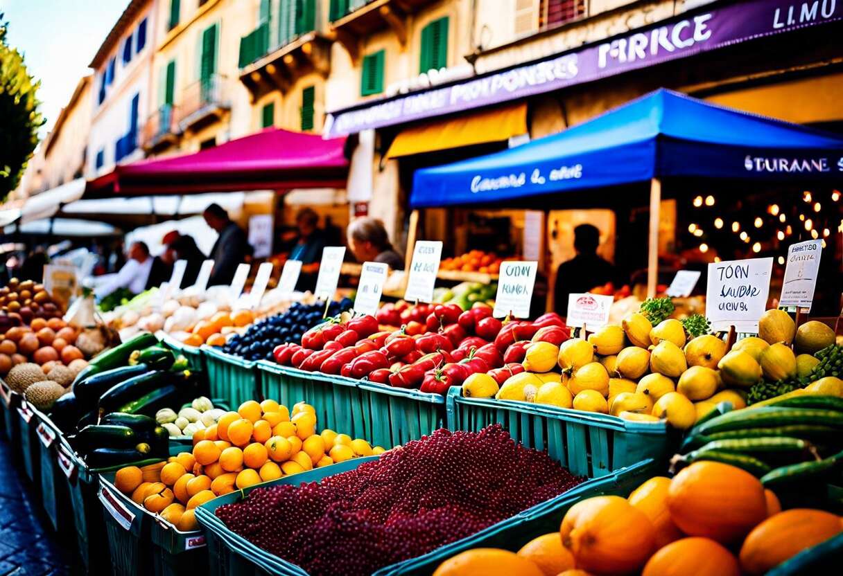 Le marché de la provence : une ambiance pittoresque