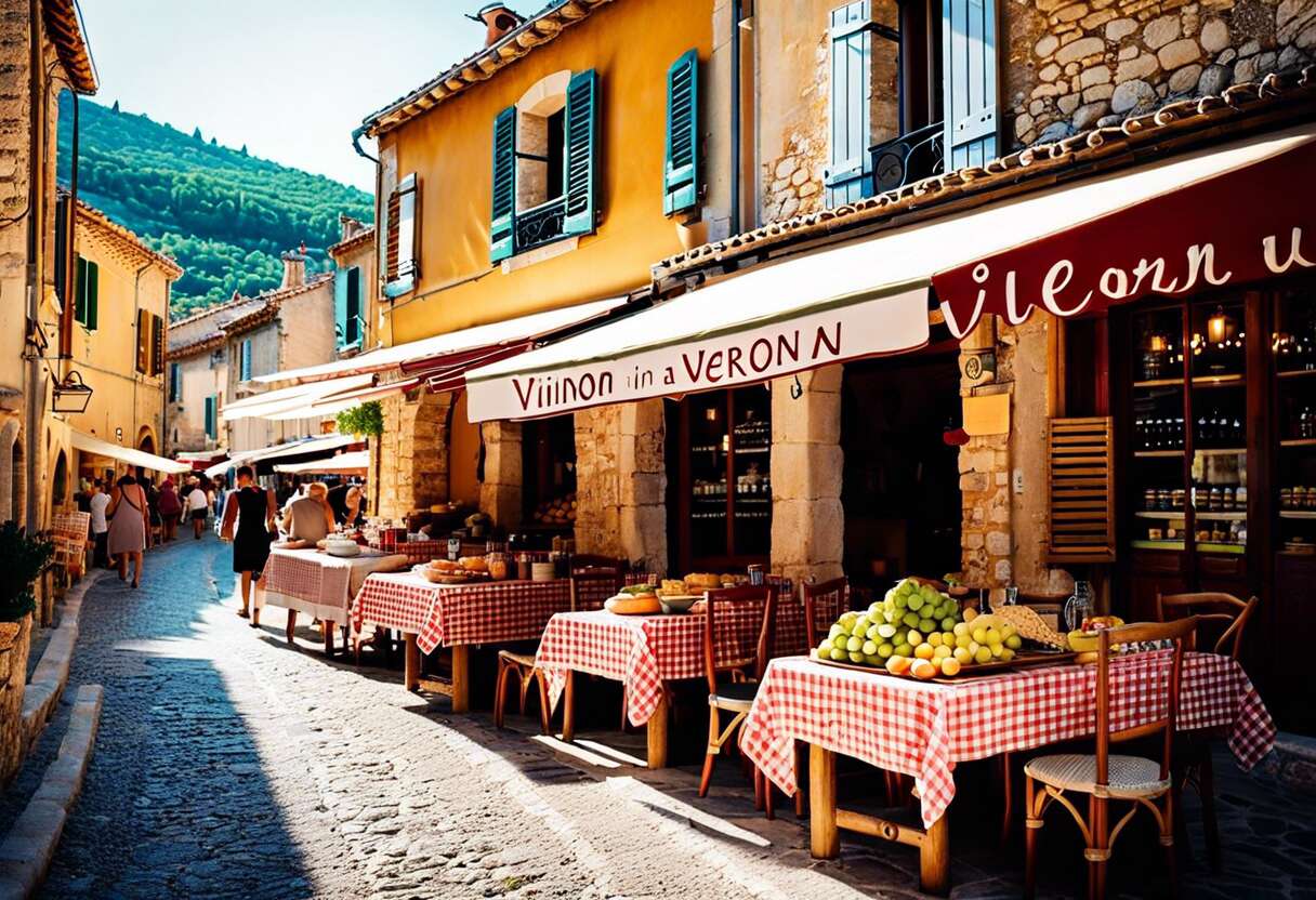 Pause gourmande à vinon-sur-verdon : gastronomie locale et marchés provençaux
