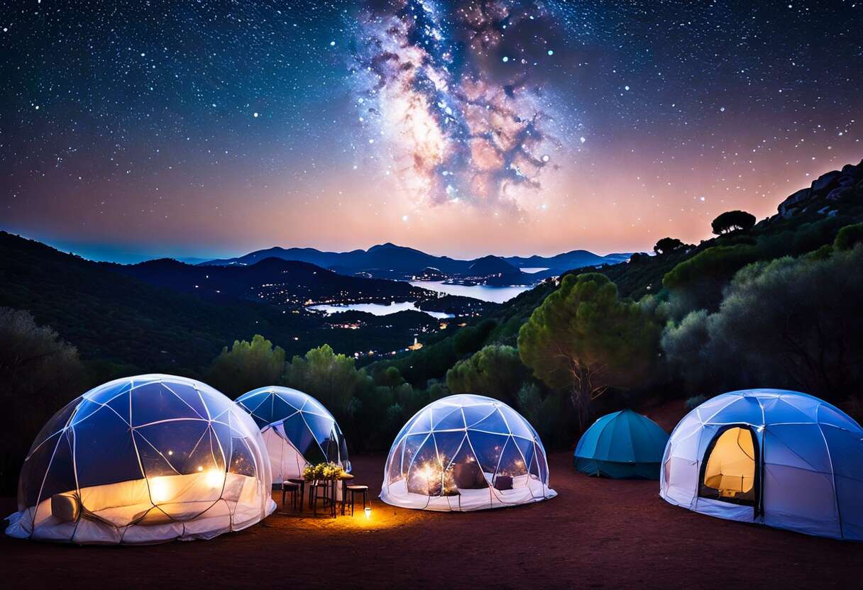 Nuits sous les étoiles : les bulles transparentes à ciel ouvert