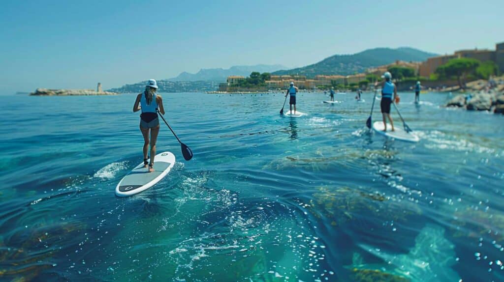 Initiation au stand-up paddle à Saint-Tropez : guide pratique