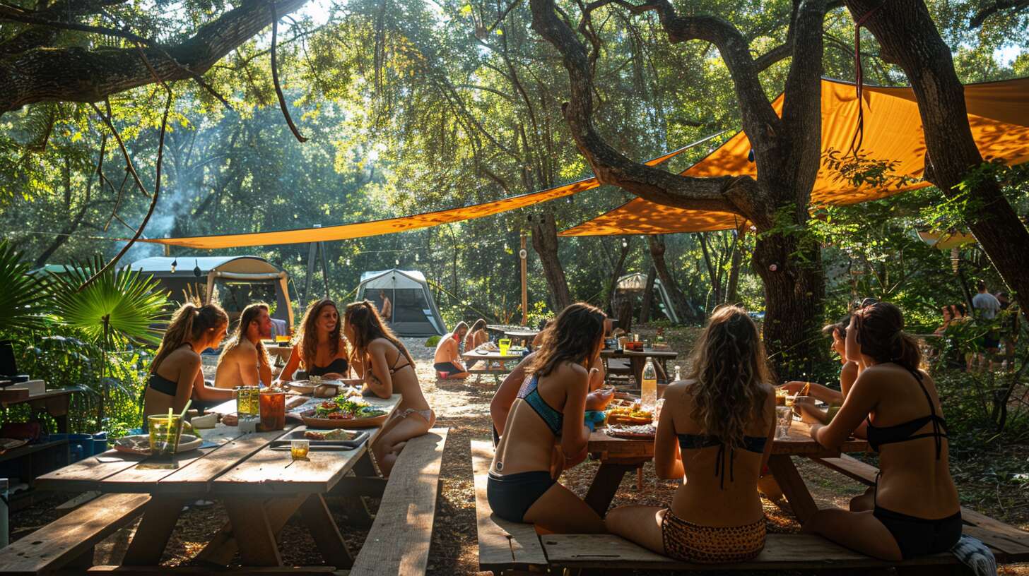 Les campings naturistes : convivialité et plein air au rendez-vous