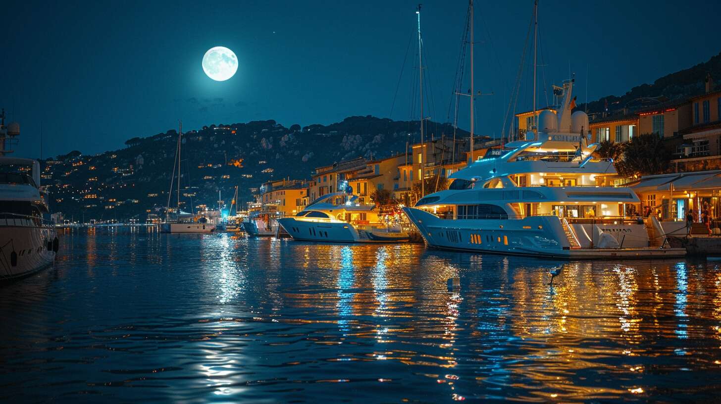 Plaisirs nocturnes : naviguer entre les yachts et les clubs de Saint-Tropez